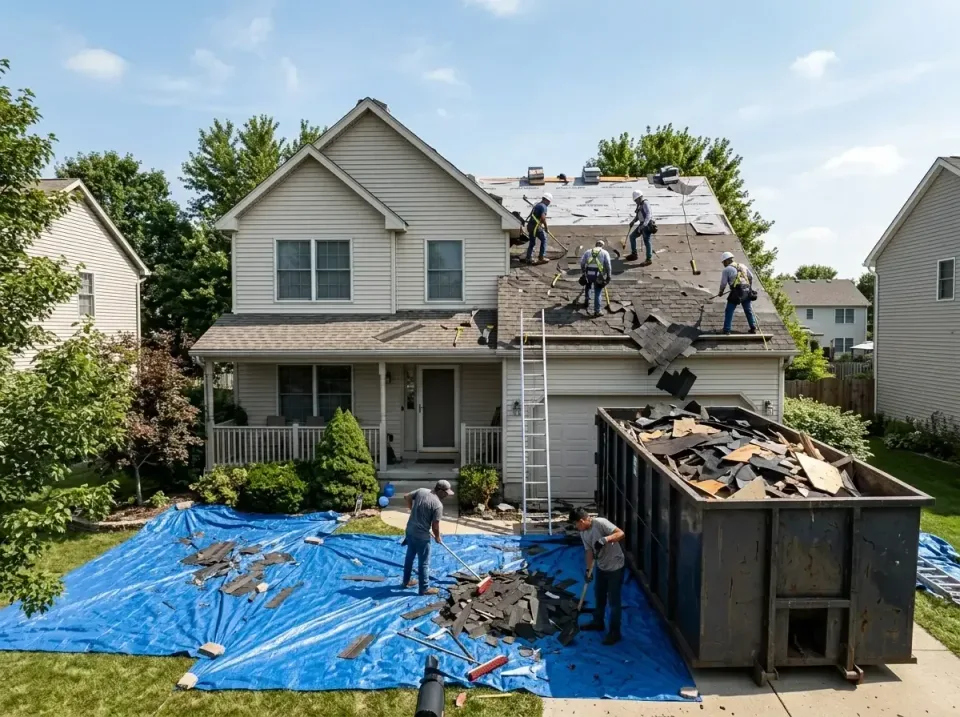 roof-replacement-debris-remova-004 — frequently asked questions, Cheapest Dumpster Rentals in James Island, SC